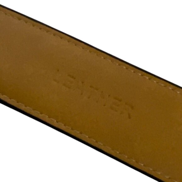 Dockers Mens Dress Belt Size 32 Brown Smooth Leather Silvertone Buckle - Picture 7 of 7